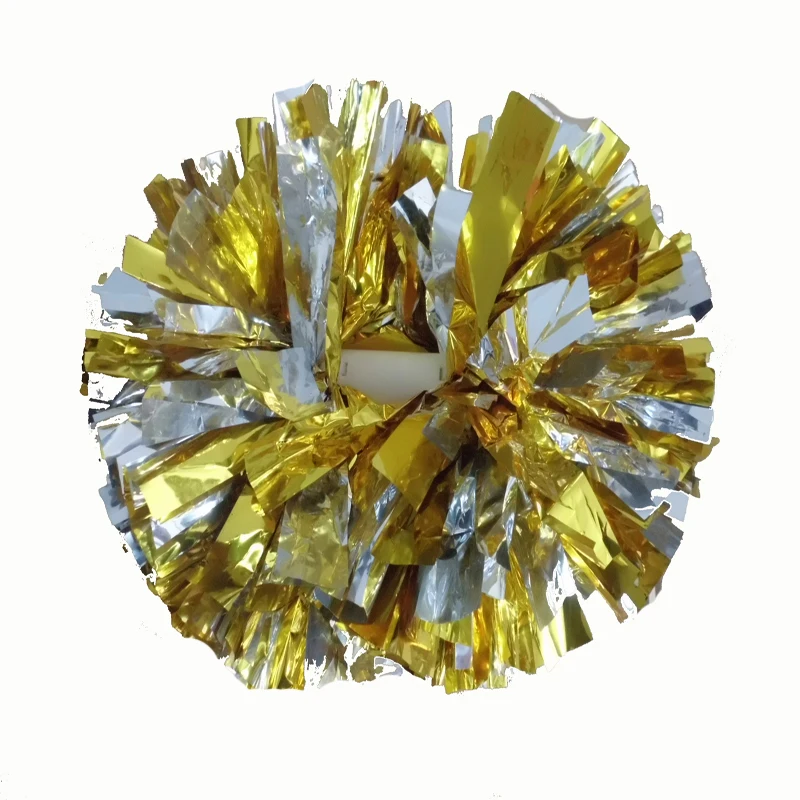 Description Picture 4 of itemHigh Quality Game Pompoms, Baton Handle, Cheerleader Pom Poms, PVC Pompons Factory, Color Free Combination, 38Cm,1Pcs