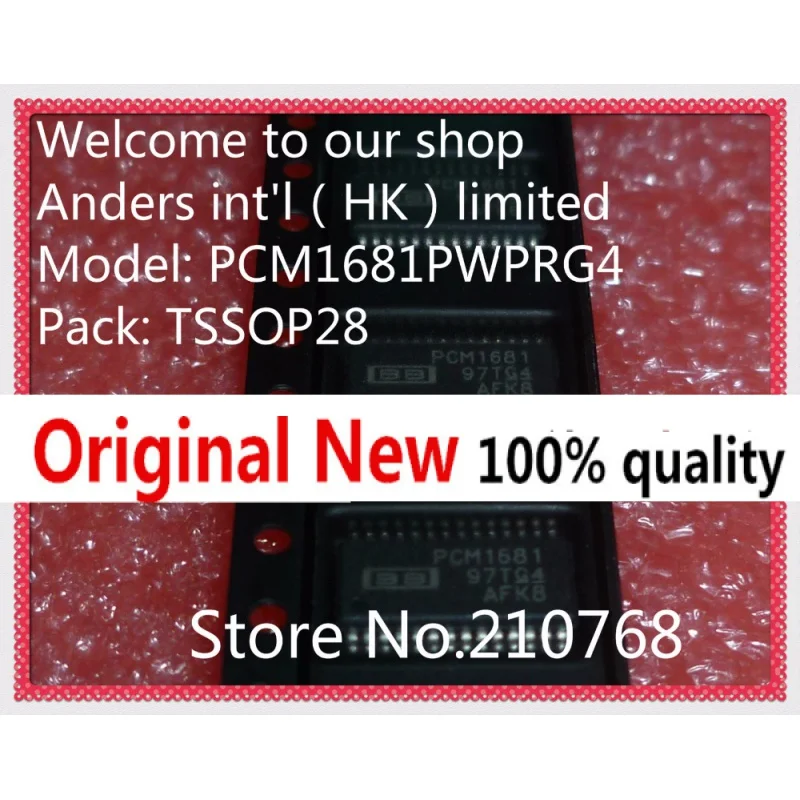 

Набор микросхем PCM1681PWPRG4 PCM1681PWPR PCM1681PWP PCM1681 TSOP28