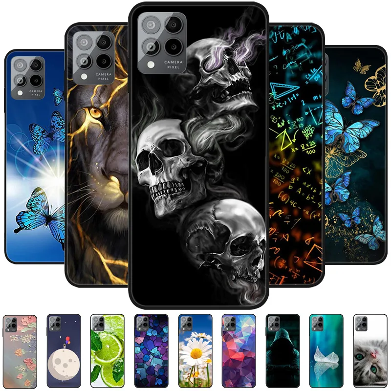 Per T-Mobile T Phone Pro 5G Custodia Tpu Soft Black Antiurto Funda Per T-Mobile T Phone 5G Silicone Shell Revvl 6 Pro 5G Fundas