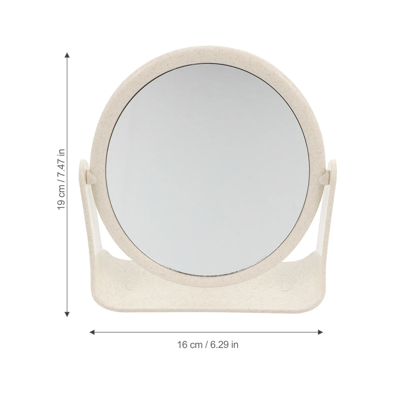 접이식 데스크탑 화장 거울 욕실용 회전 거울 드레서 탁상용 미용 도구 메이크업 도구
