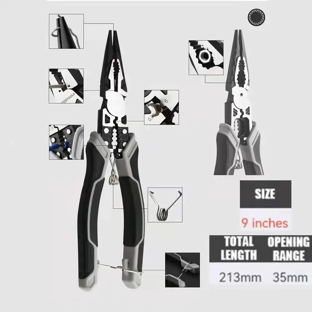 Needle pliers 9 in D