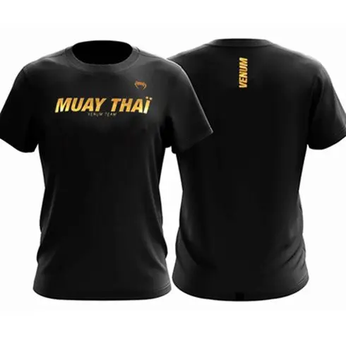 Men's Cotton T-shirt Summer Loose Short Sleeves Venom Letter T-Shirt Sports Crew Neck Casual Men's Running Training Top