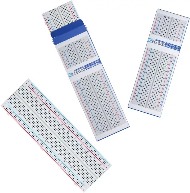 10 Protoboards Solderless De 400 Puntos – Para Arduino, Electrónica Y Prototipos DIY, Con Adhesivo