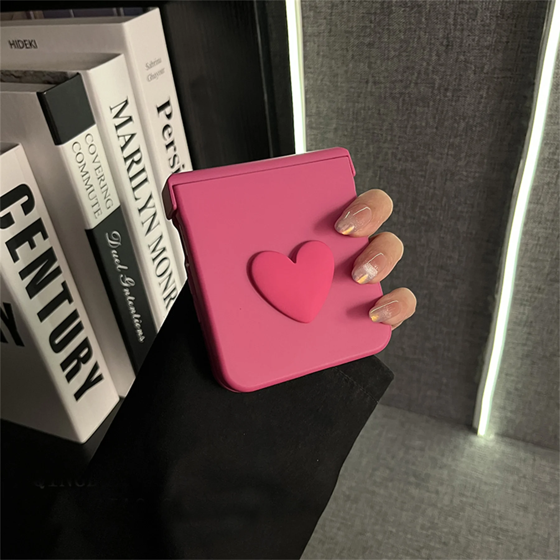Charming 3D Love Heart Candy Color Phone Case