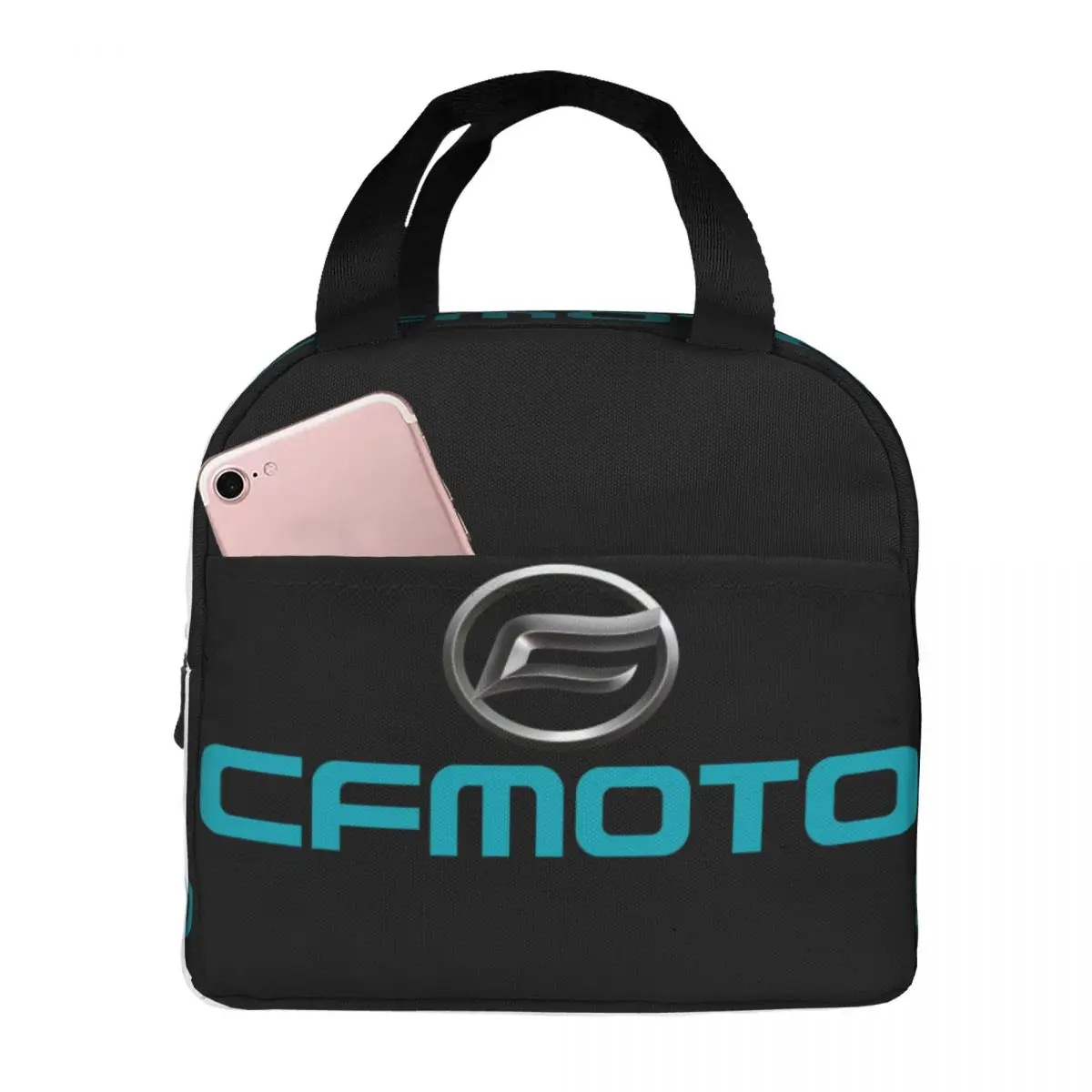 CF Moto Motorcycle Lunch Bag Unisex Portable Cooler Insulated Lunch Box Food Bento Box