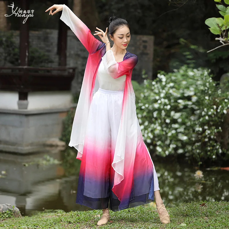 1pcs/lot woman chinese folk dancing loose wide leg pants classic fashion