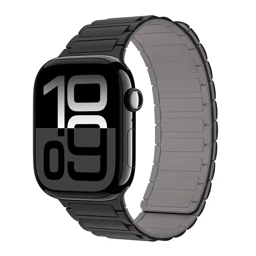 Premium Sports Silicone Magnetic Watch Strap Bracelet