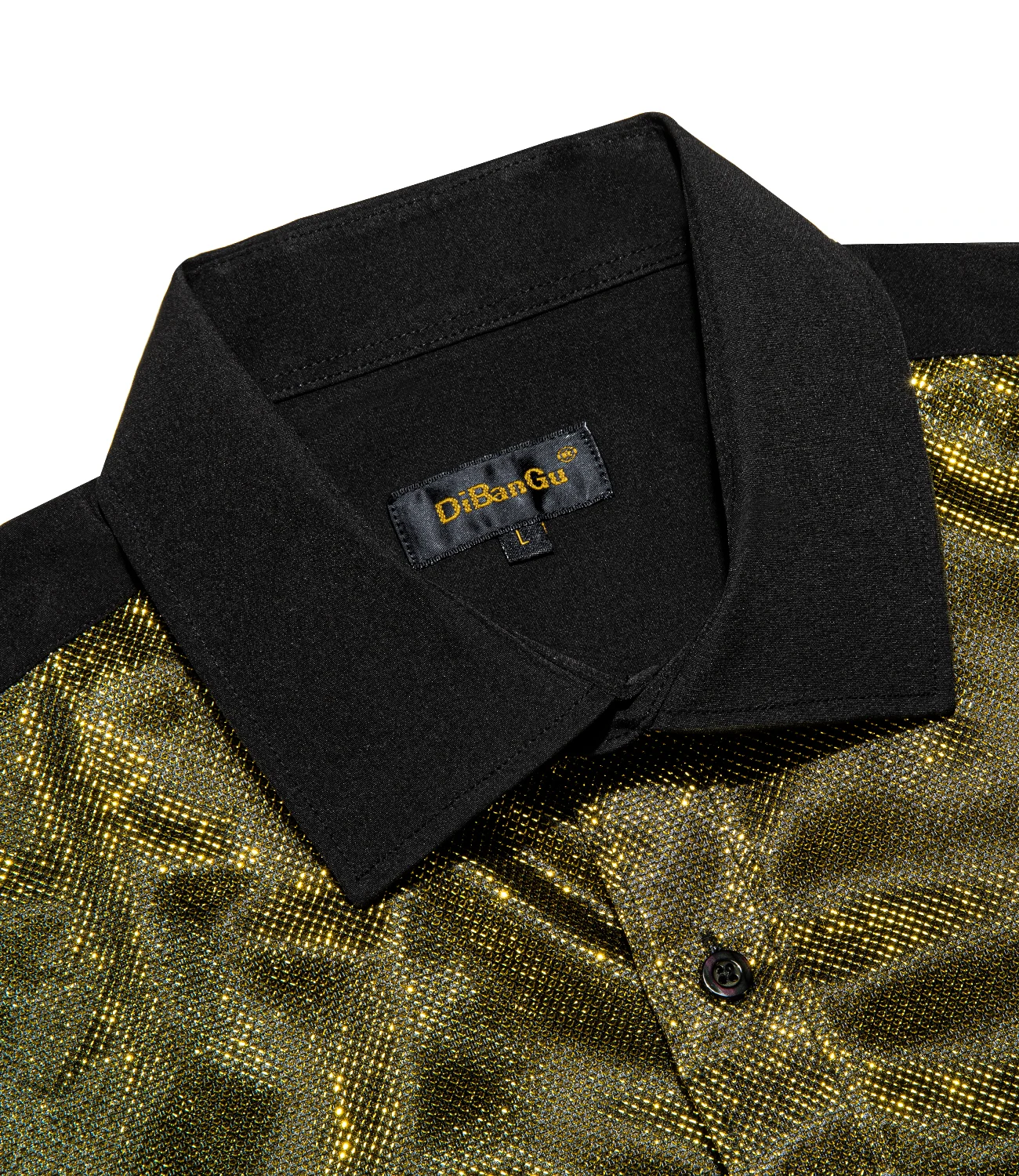 Long Sleeve Shirts for Men Metallic Sequins Nightclub Prom Party Luxury Disco Shirts Designer Men Clothing Costume