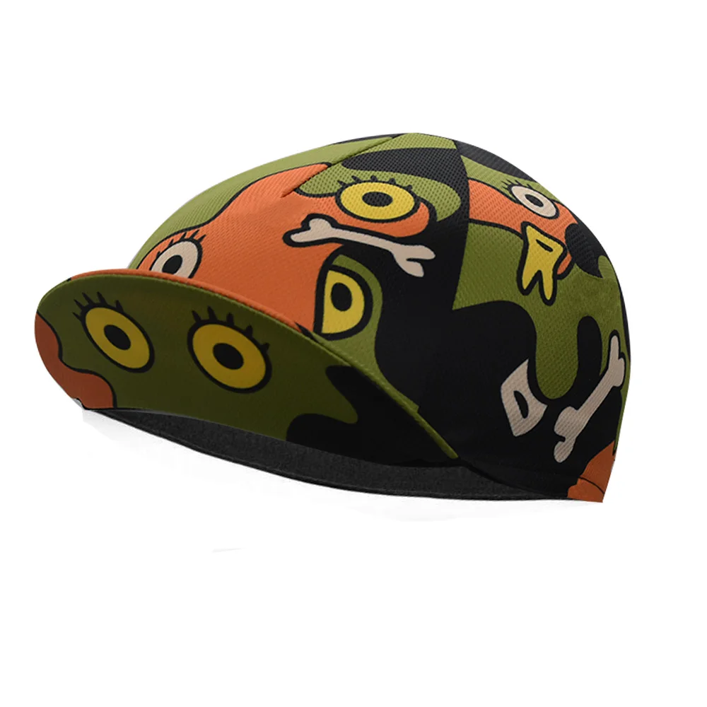Cycling cap on model
