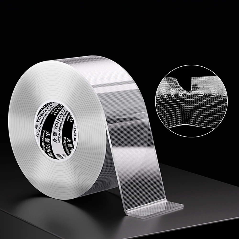 Ultra-Strong Transparent Nano Adhesive Tape