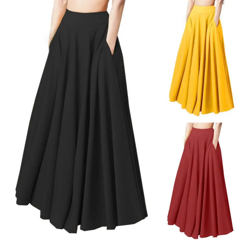 

Women's Skirts Spring Summer 2024 Midi Linen Skirt High Waist Long Skirt With Belt Elegant Lady Beach Skirts New Collection
