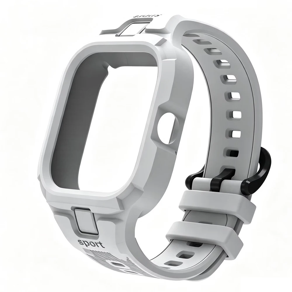 Silicone Sports Band with Integrated Cover - Premium Strap