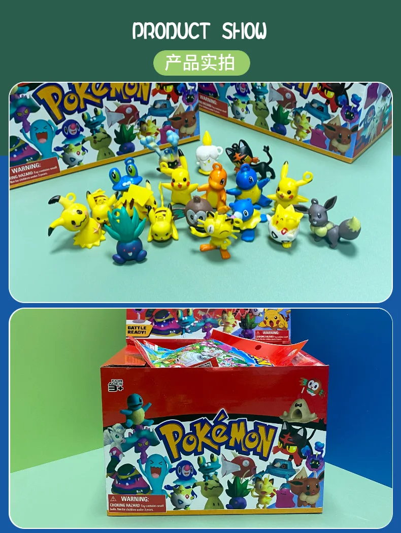 Pokemon Figure Christmas 24bags Advent Calendar Blind Box Gifts Kawaii  Pikachu Anime Figures With Card Children Birthday Toys - Blind Box -  AliExpress