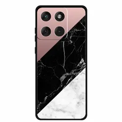 Luxury Iridescent Flower Marble Aesthetic Silicone Case - Soft Ultra - Thin Design for Moto Edge 70 5G (R03.CH.1)