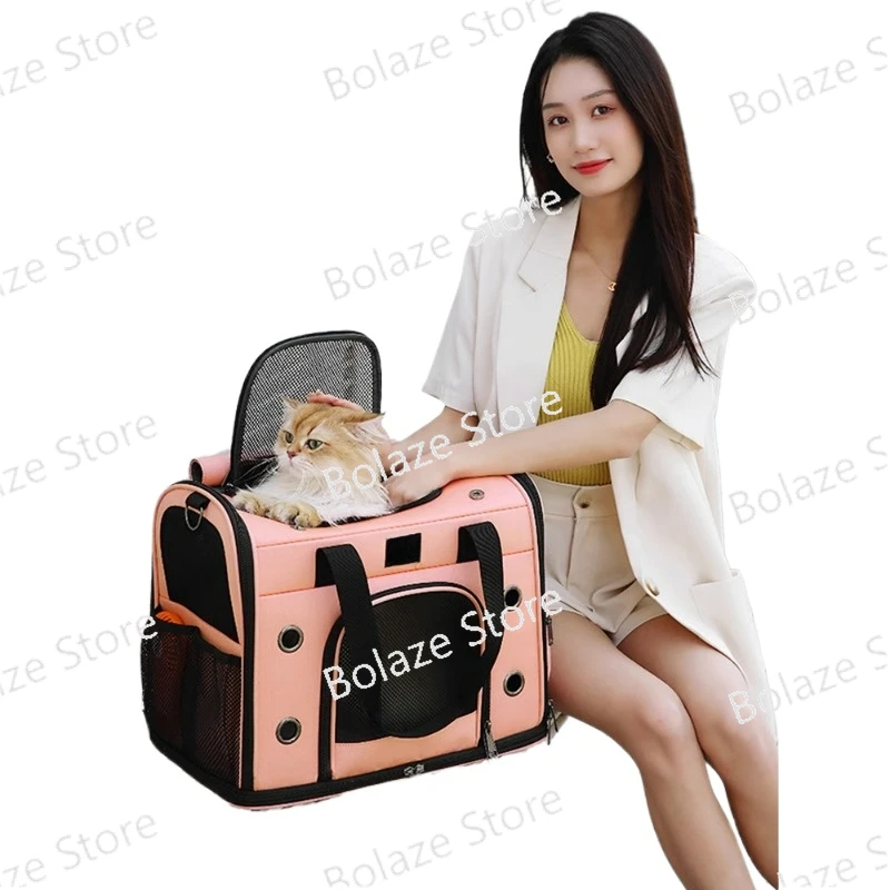 

Large Space Pet Cat Bag 2024 New Trolley Pet Case Portable Multi Functional Dog Bag