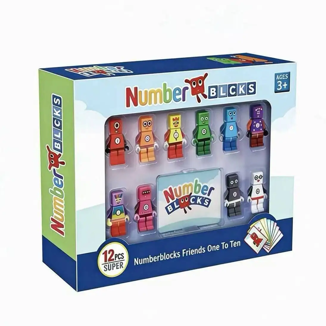 Numberblocks Assembly Building Blocks Mathematical Toy Gift_voghion.com