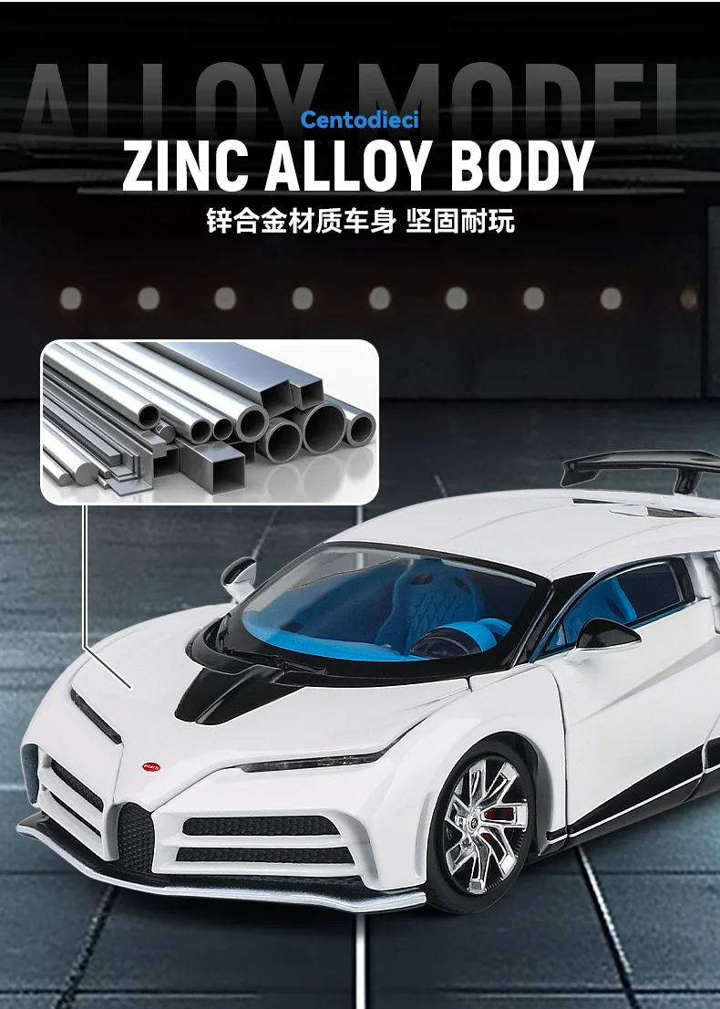 Bugatti EB110 Centodieci 1:32 Ölçekli Model Araba