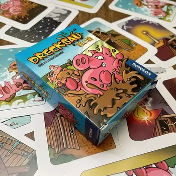 Giochi da tavolo caldi Pollo Chiu Chiu Gioco da tavolo Drecksau Pecora nera Piou Piou Gioco di carte da festa Giocattoli intellettuali Regali