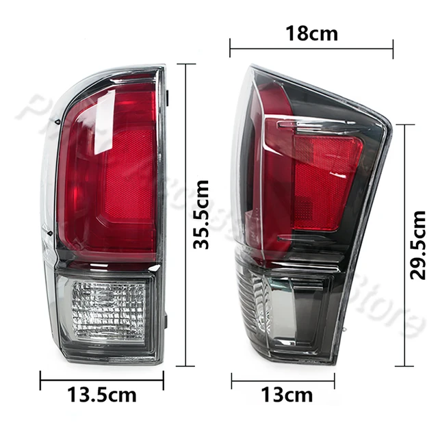CHEDA Red Left&Right Side Tail Lights Lamps W/o Bulbs Compatible With 2009 2010 - Foto 9
