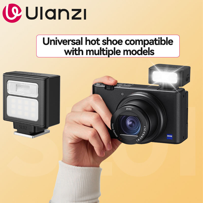 Ulanzi SL01 Flash Camera Photography Wireless Transmission GN8 6500K for Canon Nikon Sony Fuji Olympus V1 Pro Speedlight Flashs