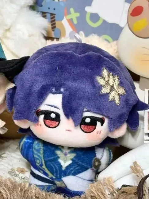 Anime Game Honkai: Star Rail Aventurine Dr. Ratio Cosplay 10cm Mini Starfish Body Plush Doll Pendant Keychain Stuffed Toys Gift 5