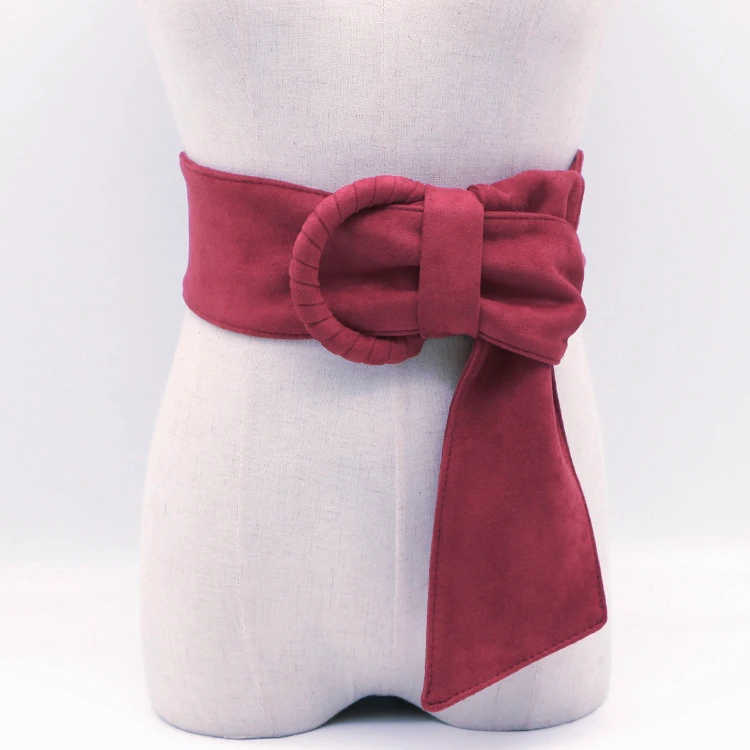 Cinturón de tela de terciopelo para mujer, cinta de elegante, cinturones anchos informales, moda de faja franela de alta calidad para vestido de niña|Cinturones de mujer| - AliExpress