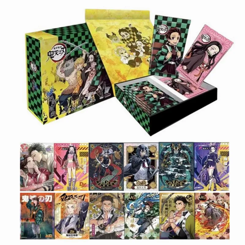 New Demon Slayer Rare Classic Collection Cards Ghost Distrution Blade Comic Character Table Games Giocattoli Regalo Di Compleanno Per Bambini