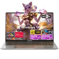 ACEMAGIC Gaming Notebook AMD Ryzen 7 5700U(Beat i7-1265U)Backlit Laptop Keyboard RAM 16GB NVME SSD 512GB 16.1" Full HD 1920x1080 1