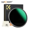 K&F Concept ND2-400 Nano X No X Lens Filter Variable Adjustable Neutral Density 49mm 52mm 58mm 62mm 67mm 77mm 82mm ND Filter 1
