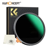 K&F Concept ND2-400 Nano X No X Lens Filter Variable Adjustable Neutral Density 49mm 52mm 58mm 62mm 67mm 77mm 82mm ND Filter 1