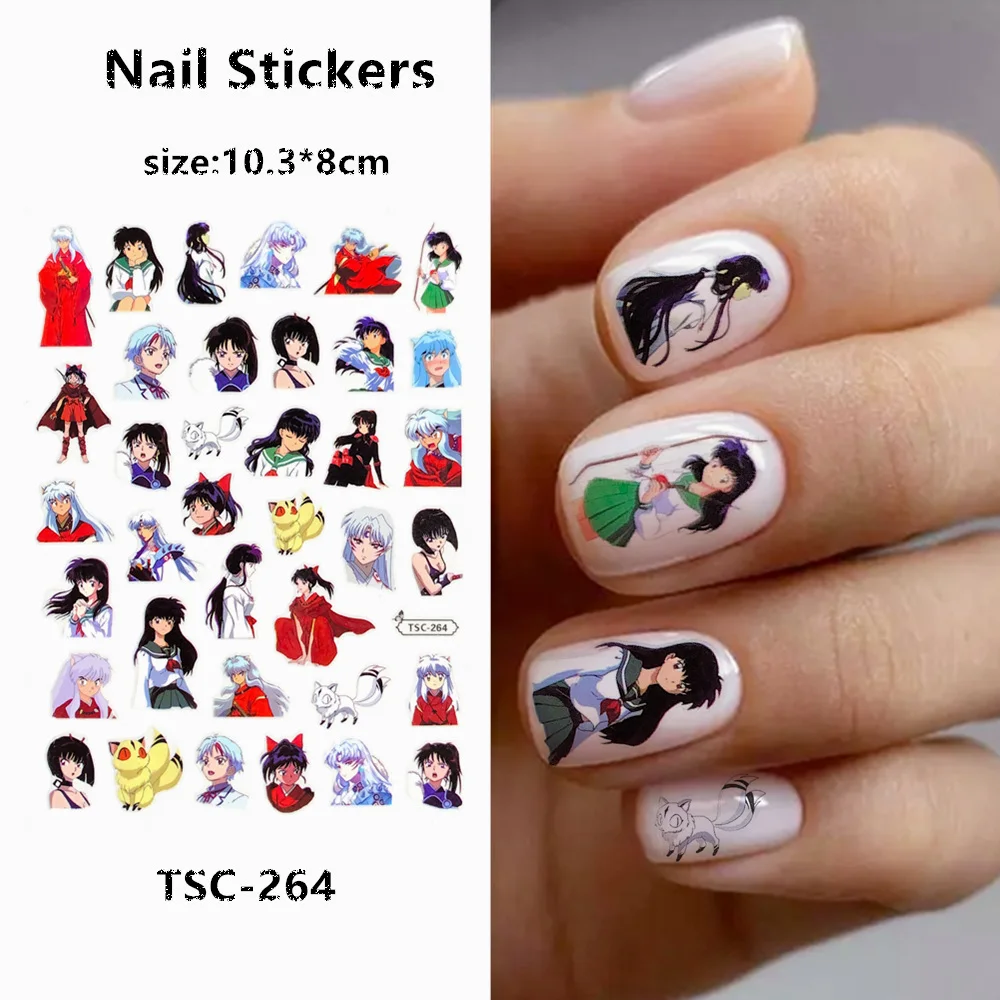 

TSC series TSC-264 Japanese cartoon 3D Back glue Self-adhesive Nail art Nail sticker decoration tool Sliders For Nail Decals