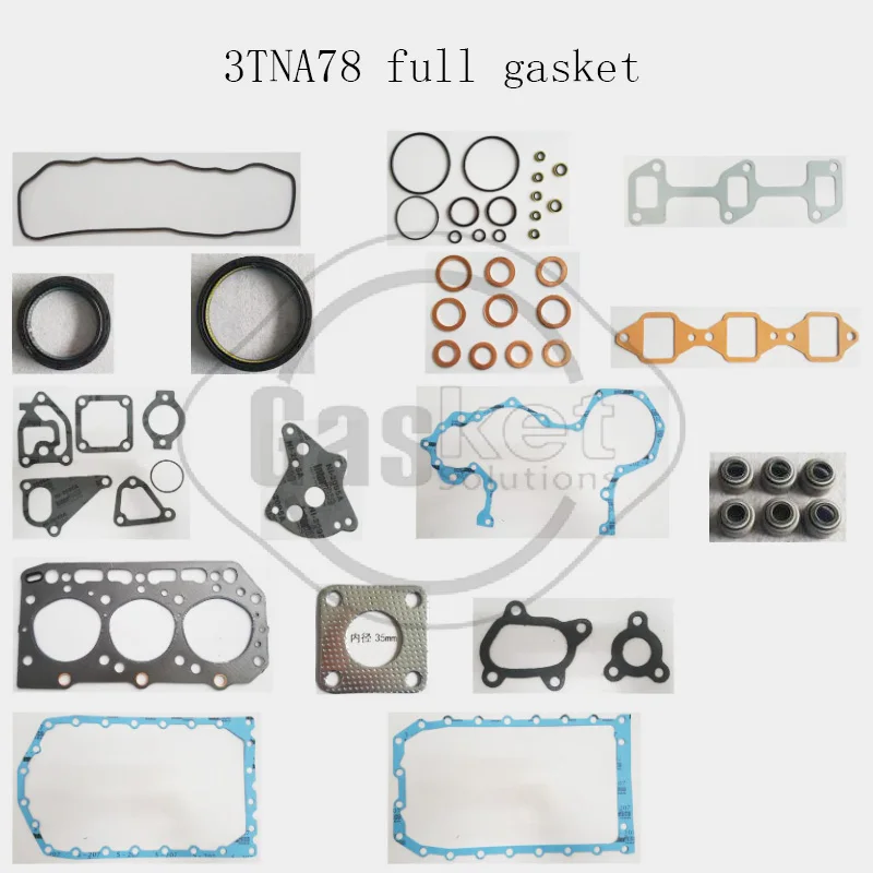

3TNA78 Full Gasket Kit For Yanmar JD25 3012DF