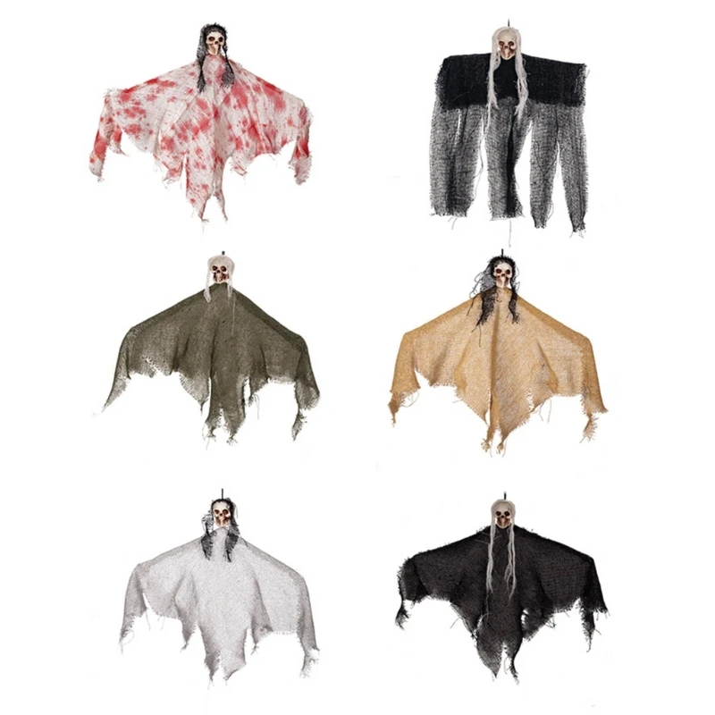 

C90D Хэллоуин Висит Таро Маленькие Завесы Призрачный Халат Страшный Жуткий Летающий Призрак