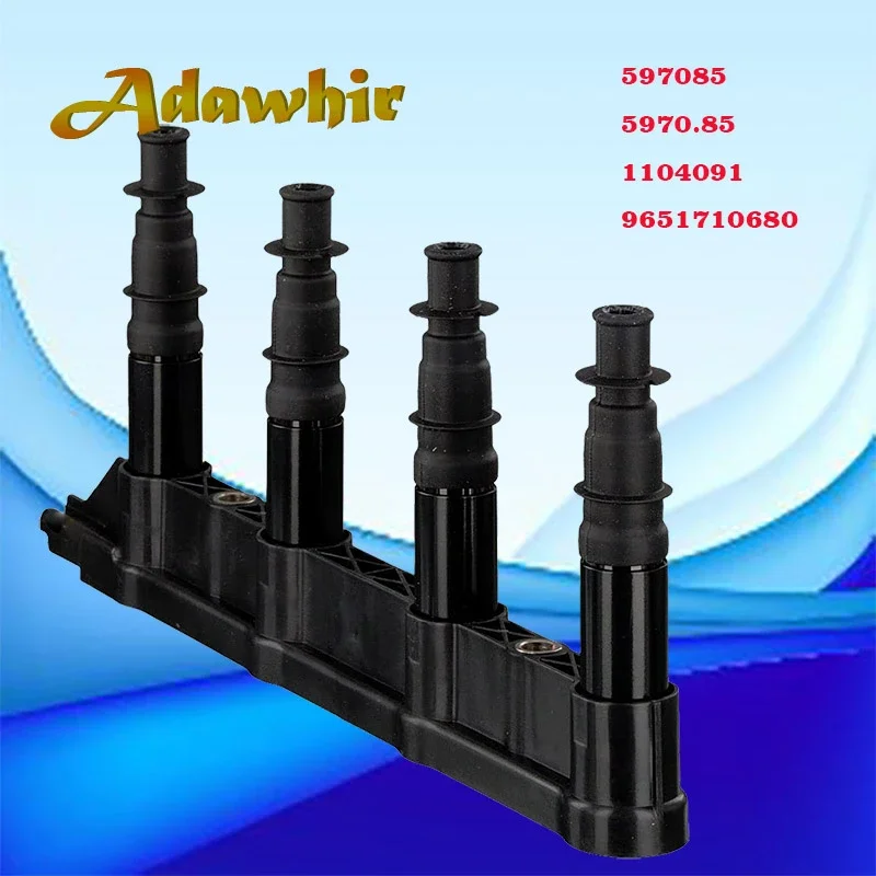 

Ignition Coil for Citroen C2 C3 C4 PEUGEOT 206 307 207 1007 6PINS 597085