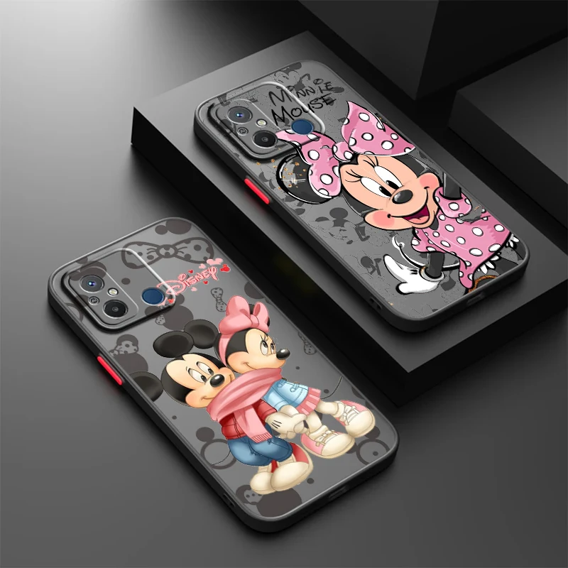 

Mickey Minnie Couple For Xiaomi Redmi 12 12C 10 11A 10X 10C 9C 9A 9AT 9 8A 8 Frosted Translucent Hard Phone Case Phone Case