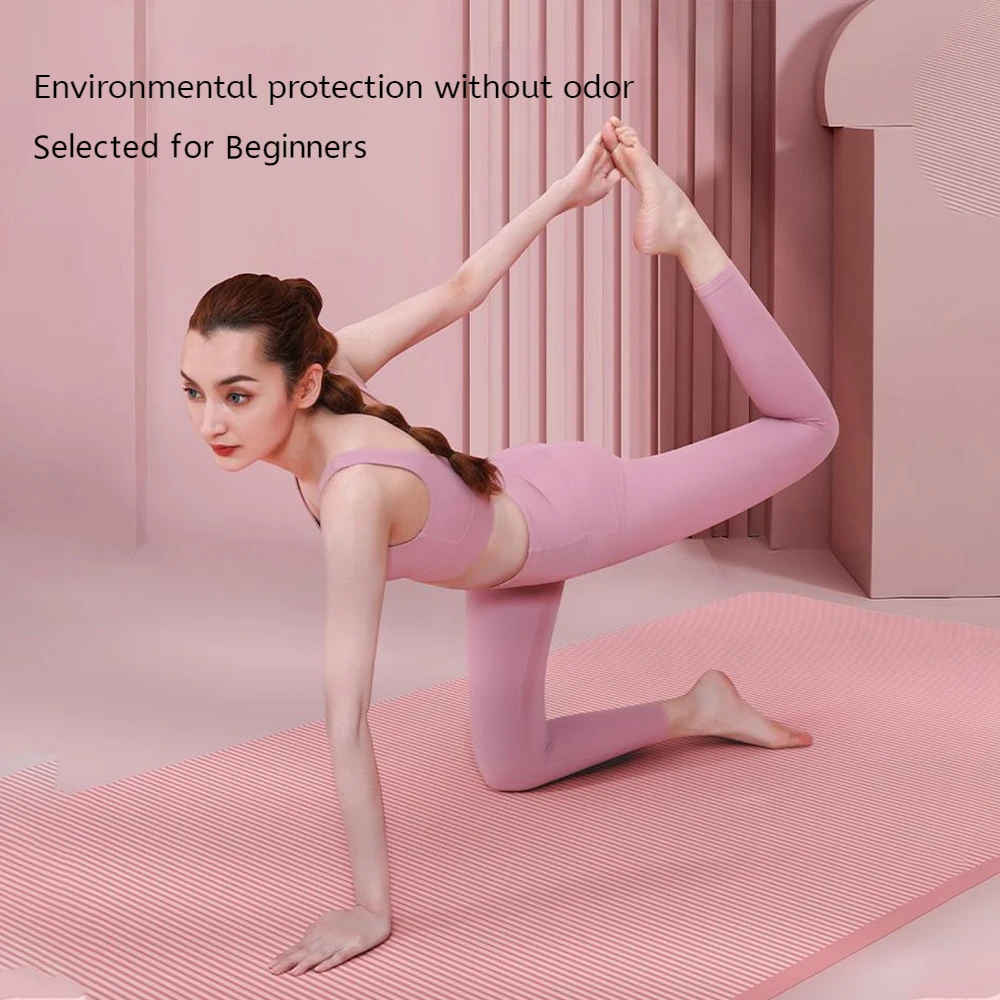 Yoga Mat Sided Non Slip Eco Friendly Fitness Exercise Mat Strap YogaMats Women Men Yoga Pilates Exercise yoga mat