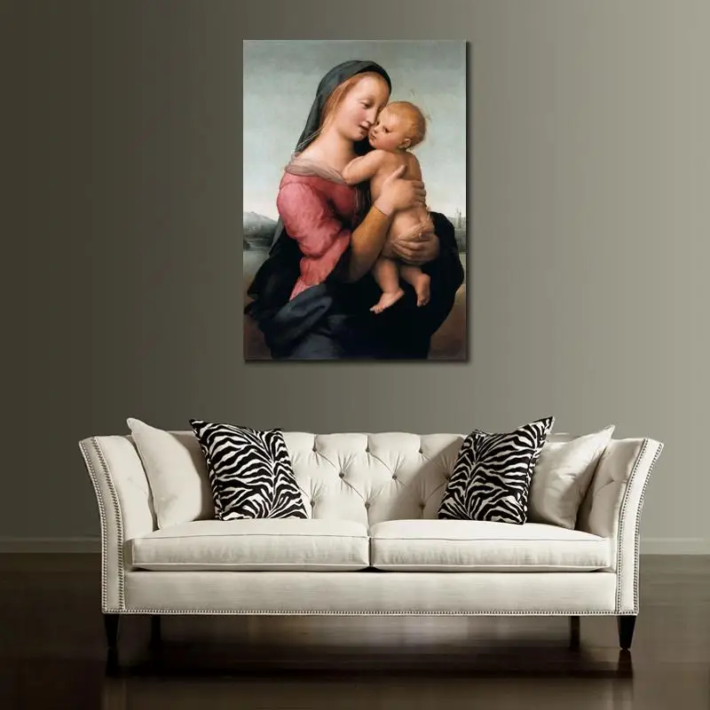 

Paintings for living room wall Madonna Tempi Raphael sanzio High quality Hand painted