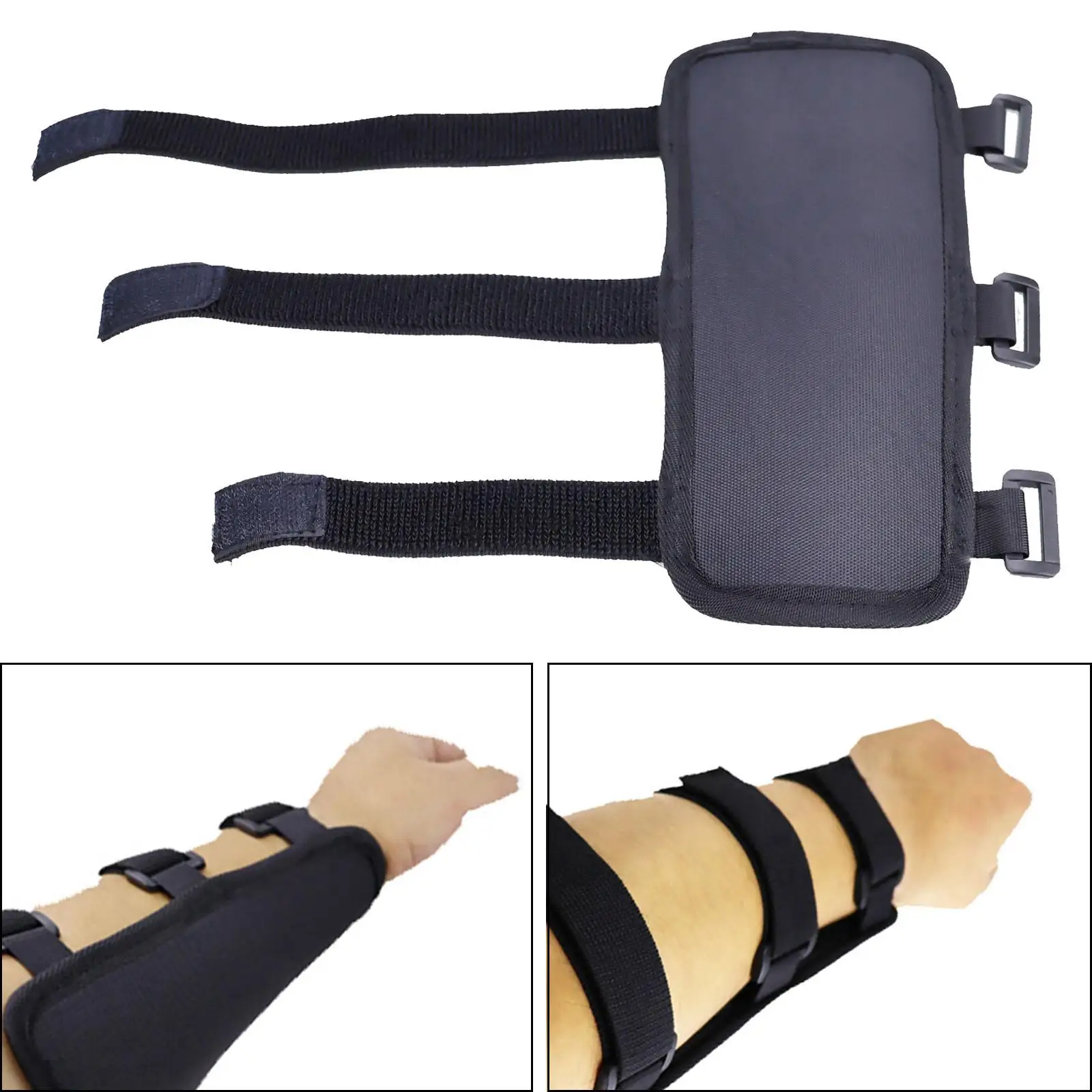 Archery Arm Guard Forearm Adjustable Elastic Strap Armguard Protector Armband for Archery Bow Shooting Women Practice Hunting