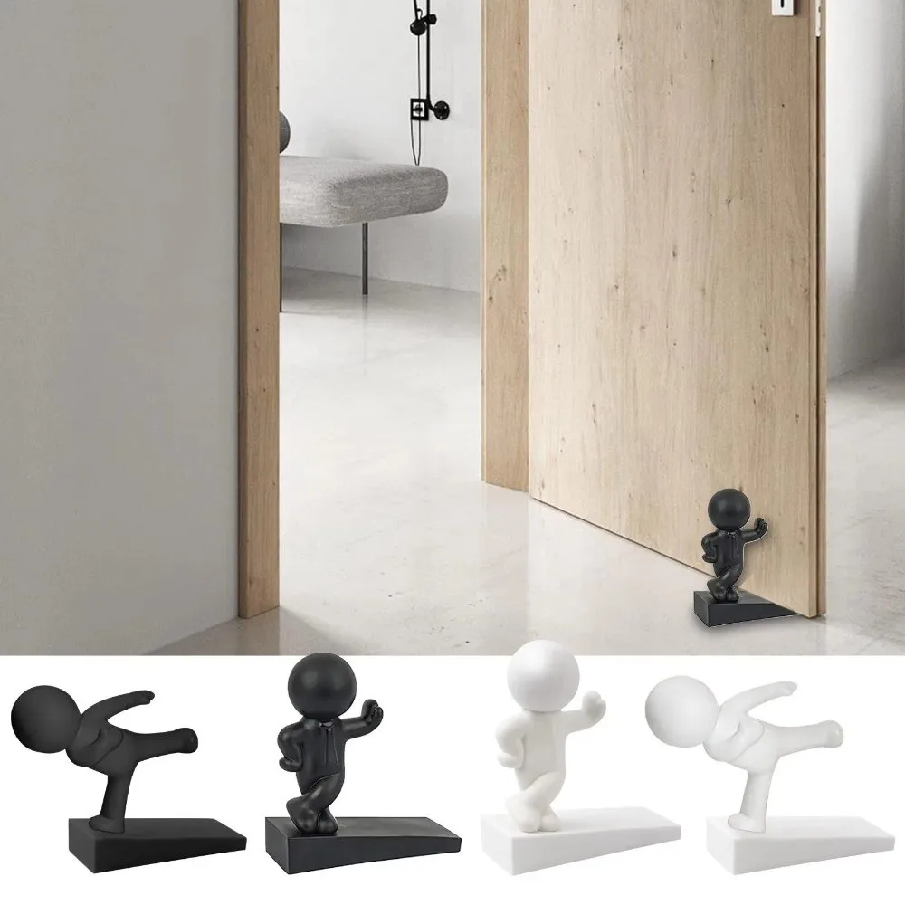 ที่กั้นประตูการ์ตูนน่ารัก ไม่ต้องเจาะ ตัวตุ๊กตา ที่กั้นประตู ป้องกันการชนกัน กันลื่น สำหรับบ้านและห้องนอน 1