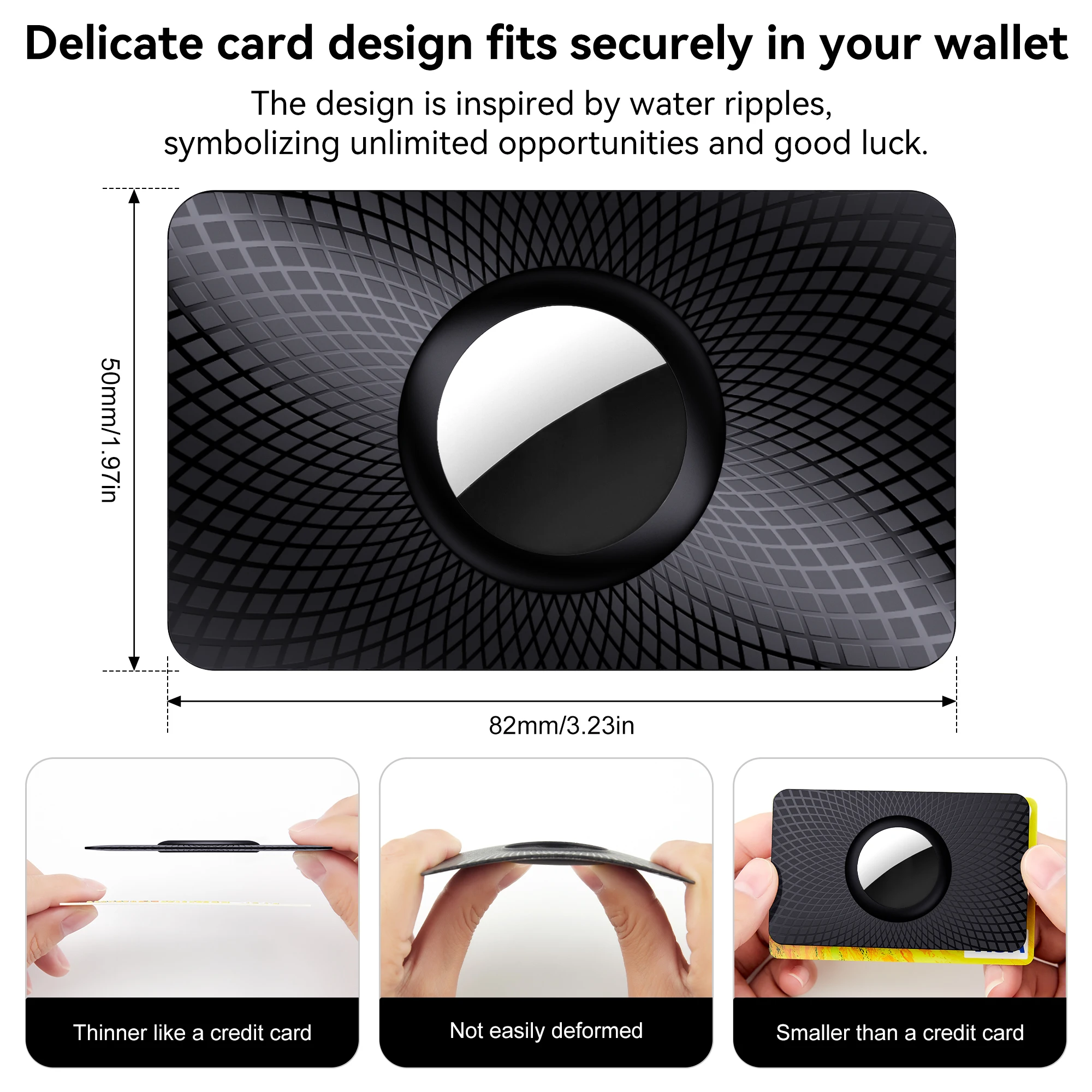 Ultra-Slim Wallet Case for GPS Trackers - 2 Pack