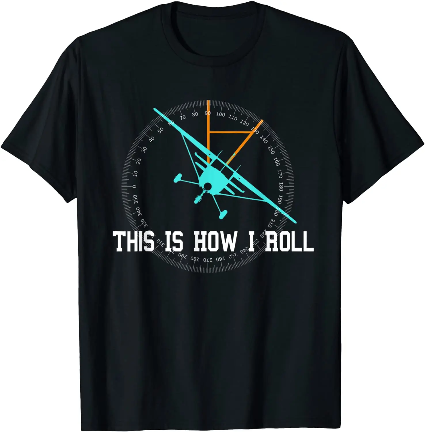 

This Is How We Roll Pilot Shirt Funny Airplane Aircraft Tees T-Shirt Cotton Men Tshirts Cool Tees Discount