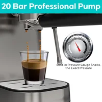 Home Semi-automatic Espresso Machine Easy Operation Panel High-pressure Extraction Coffee Machine Milk Coffee Brewing Machine 2