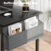 Computer Desk 40 Inch Small Office Desk Modern Writing Desk with Storage Bag Work Study Table with Headphone Hook, Black 2