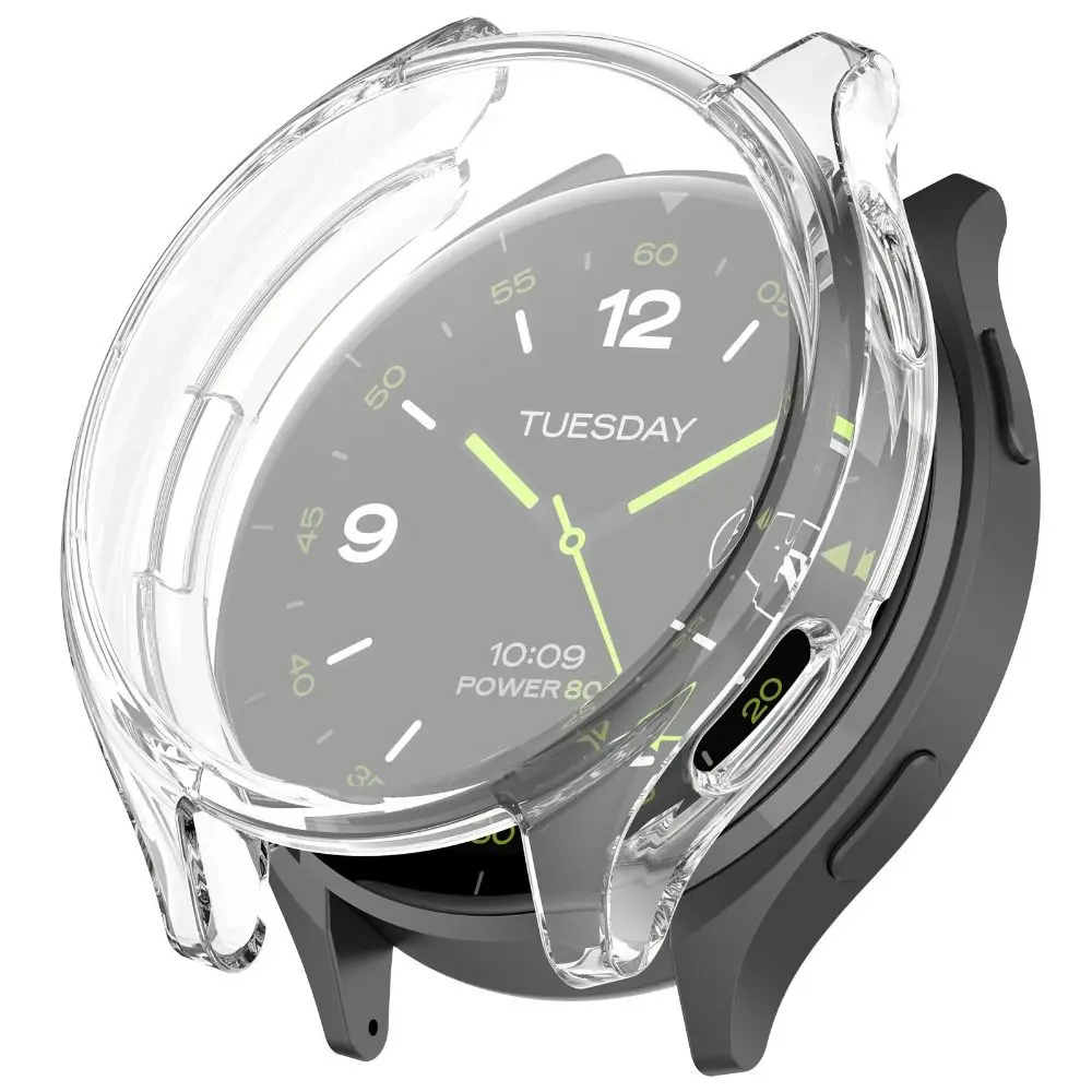 Premium TPU Full-Cover Smart Watchband Screen Protector Shell - Soft Protective Accessory