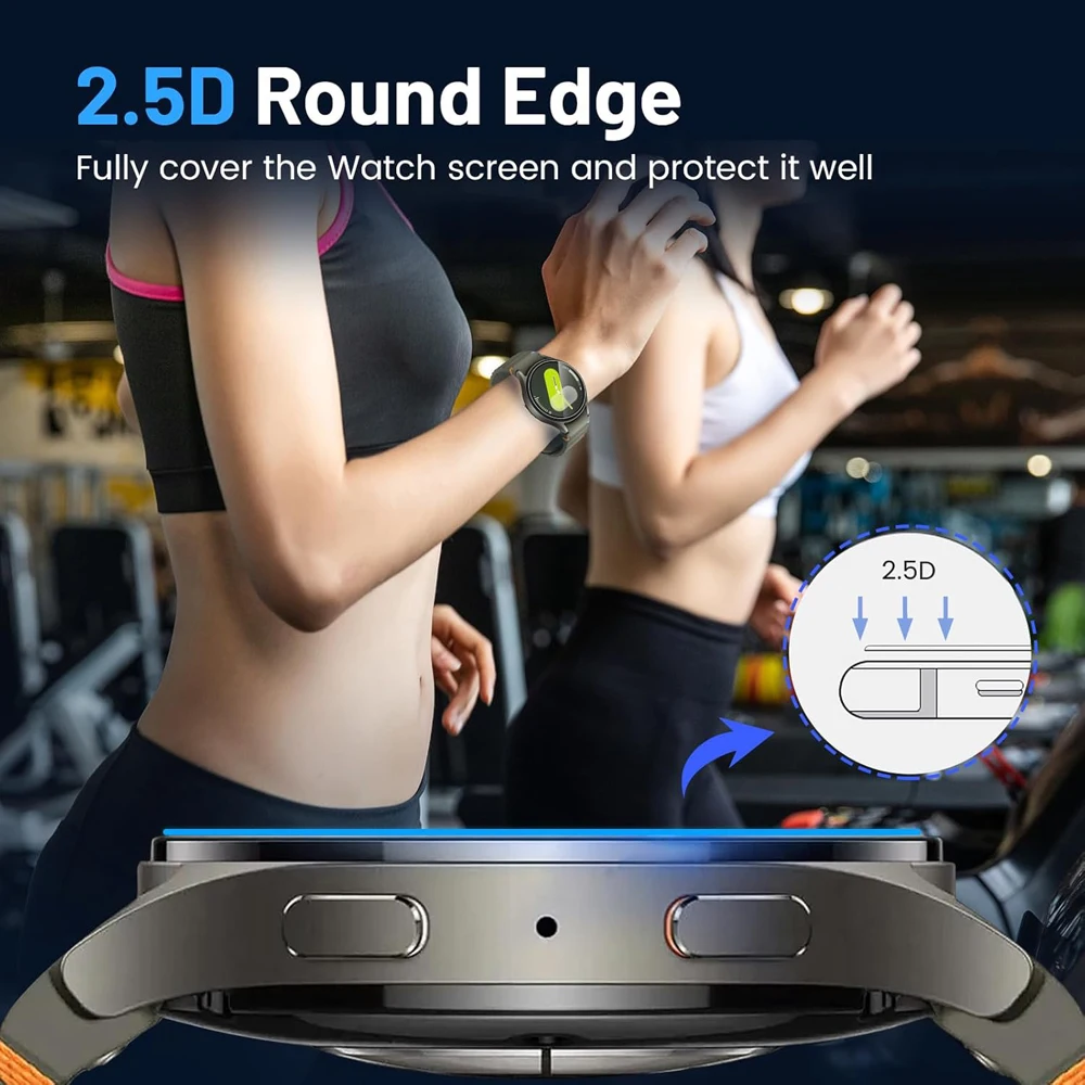 Premium Tempered Glass Screen Protector for Smartwatch - Ultra Clear and Durable