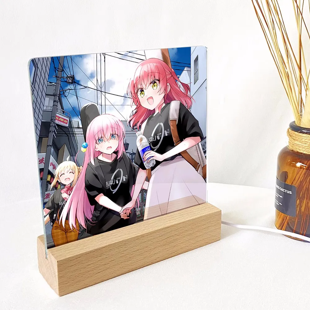 

Anime BOCCHI THE ROCK! Gotoh Hitori Kita Ikuyo Night Light Desk Light Action Figure PVC Kids Toys 4743 Brinquedos Gift