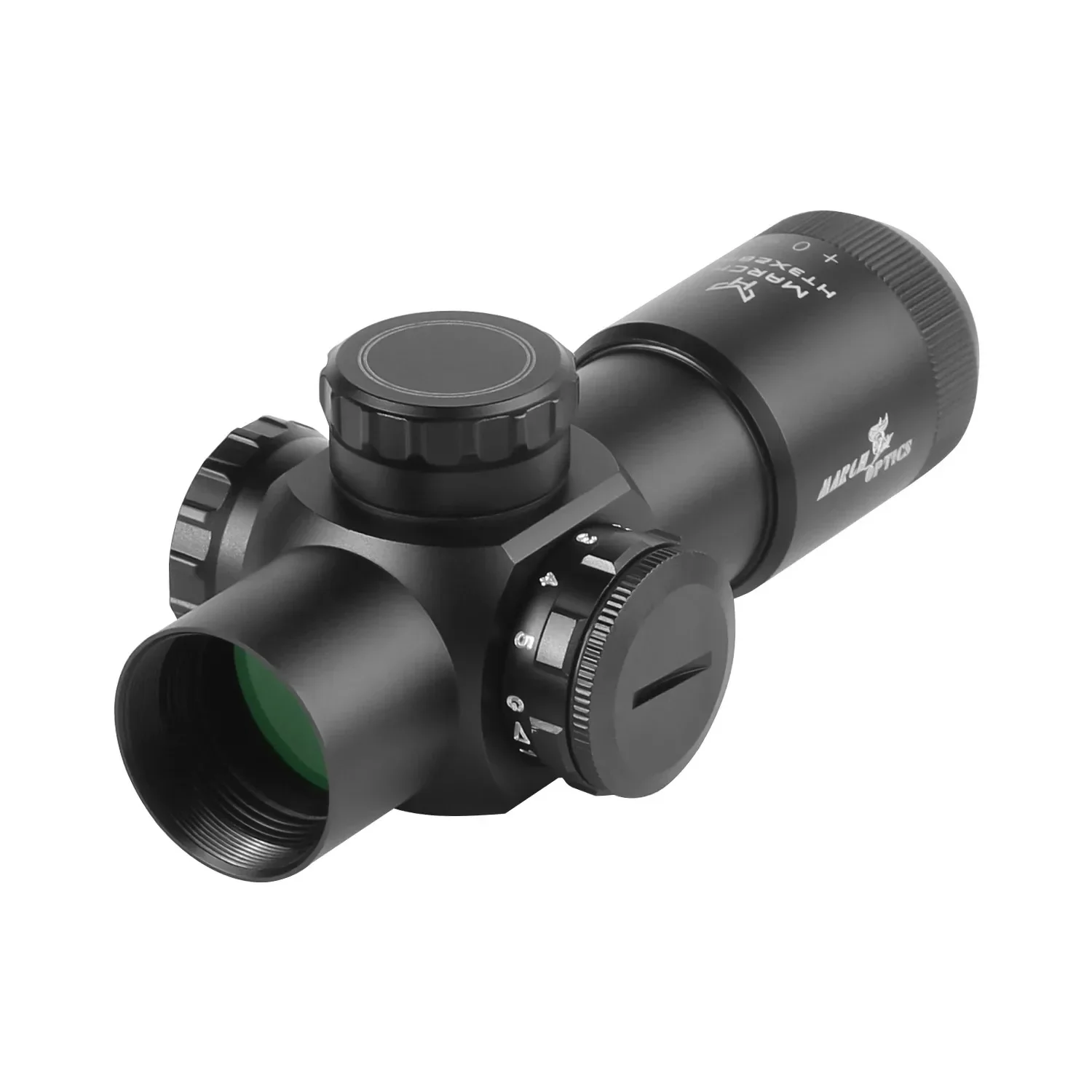 March H3x28IR Fixed Optic Short Riflescope Sight Green Red Rifle Scope for Hunting Sniper Airsoft Air Guns Red Dot With Mounts