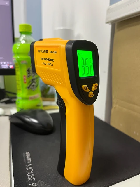 Tensum Infrared Thermometer LCD Laser Temperature Gun Non-contact Digital  Meter