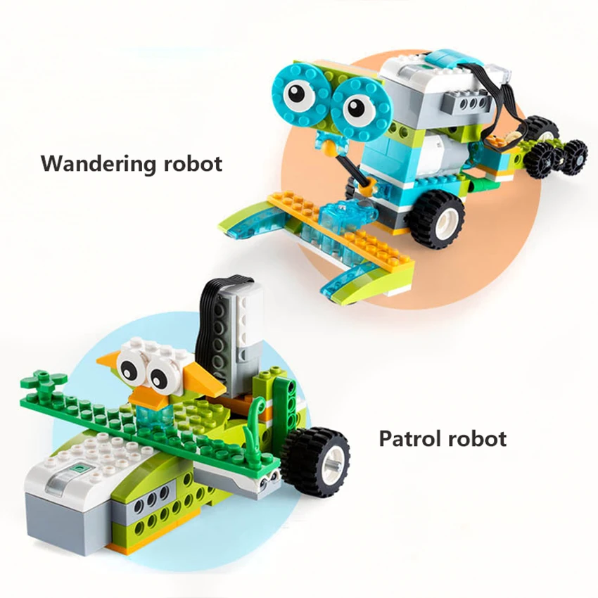 AQUARYTA 276Pcs Building Block Brick Technical Gears Axle Connectors Parts Compatible 45300 WeDo 2.0 Children\'s Programming Toys