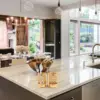 1pc Metal Utensil Holder 2/4grids For Spoon Fork Chopstick Holder Kitchenware Tray Box Kitchen Organizer Luxury Gold Color 5